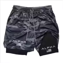 Shorts 2 In 1 Double-deck Sport Shorts