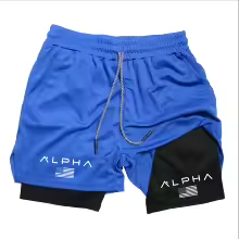 Shorts 2 In 1 Double-deck Sport Shorts